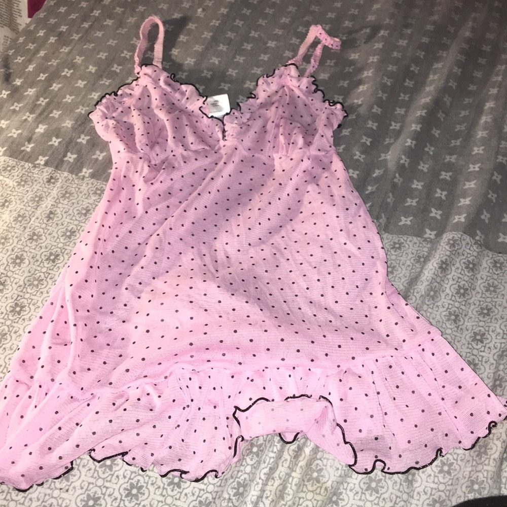 Pink lingerie top